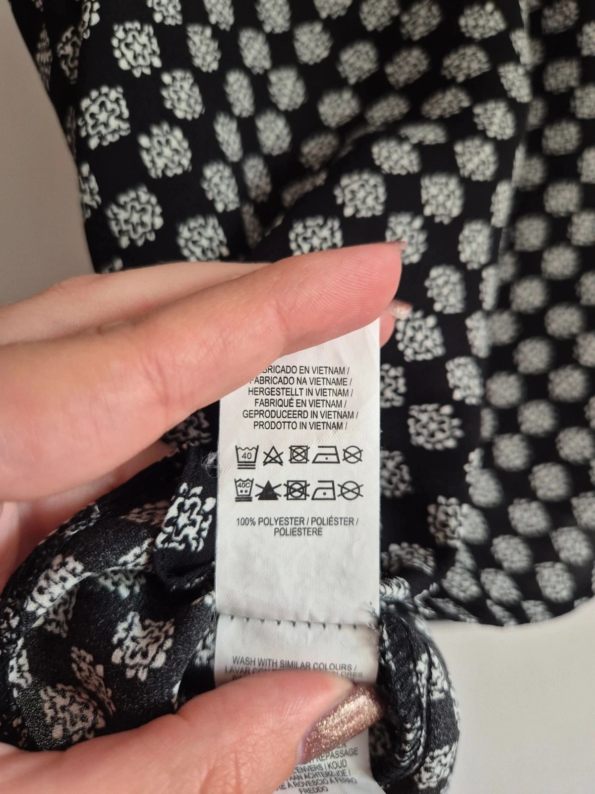 Top à bretelles primark noir et blanc 38 – photo 7